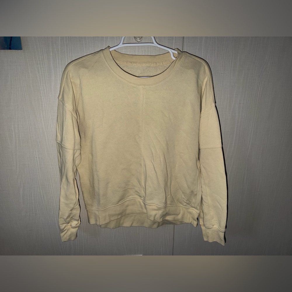 Woman’s long sleeve yellow shirt - used